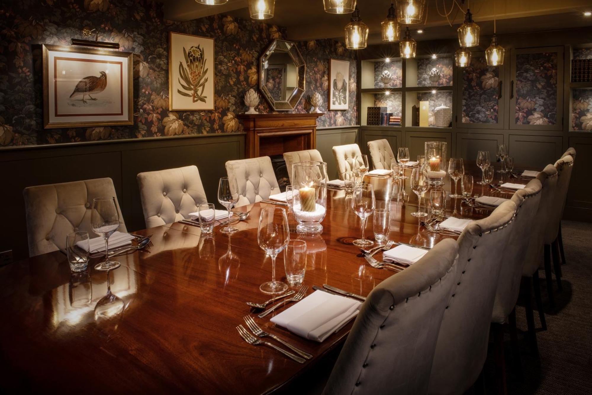 The Millstone, Mellor Hotell Blackburn  Exteriör bild The private dining room at The Ivy