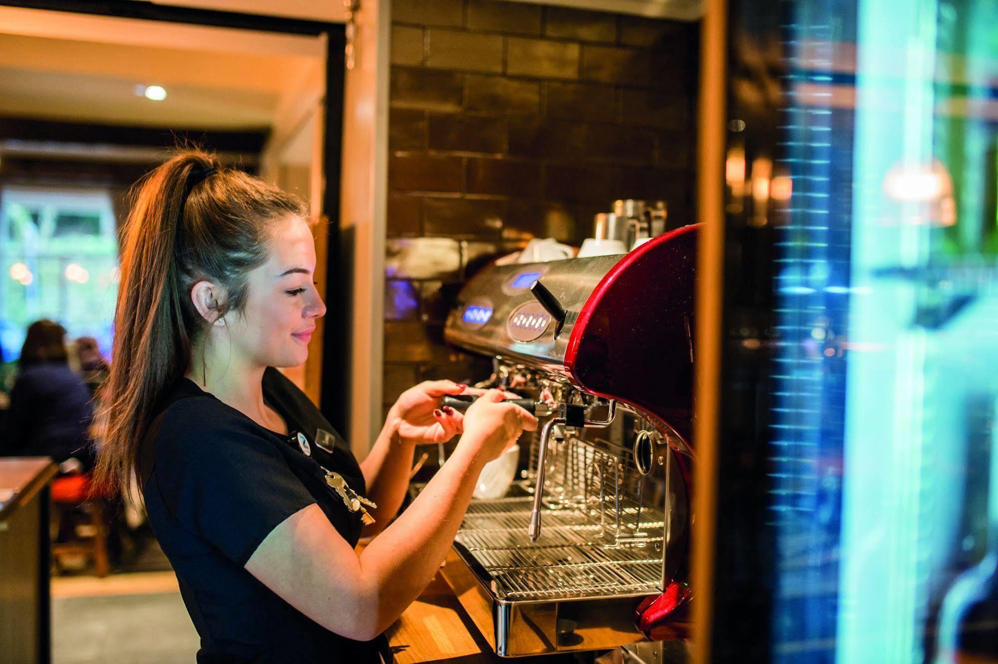 The Millstone, Mellor Hotell Blackburn  Exteriör bild A barista making coffee
